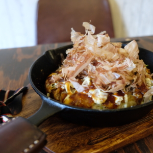 春キャベツたっぷり！　　米粉で作るお好み焼き